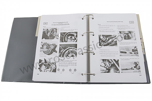 P85125 - Manual de taller de reparación en inglés 356 b / c para Porsche 356C • 1964 • 1600 sc (616 / 16) • Coupe karmann c • Caja manual de 4 velocidades