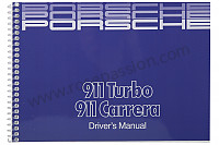 P81522 - Betriebsanleitung und technisches handbuch für ihr fahrzeug auf englisch 911 carrera 911 turbo 1988 für Porsche 