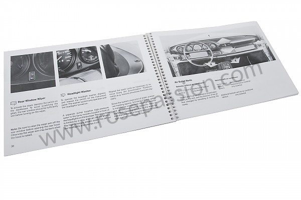 P81599 - OPERATING INSTRUCTIONS XXXに対応 Porsche 911 Turbo / 911T / GT2 / 965 • 1989 • 3.3 turbo • Targa