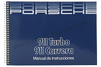 P81391 - Betriebsanleitung und technisches handbuch für ihr fahrzeug auf spanisch 911 carrera 911 turbo 1986 für Porsche 