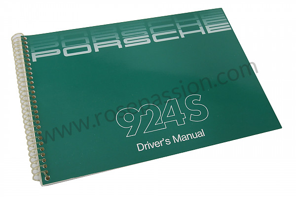 P85404 - Manuel utilisation et technique de votre véhicule en anglais 924 S 1988 pour Porsche 