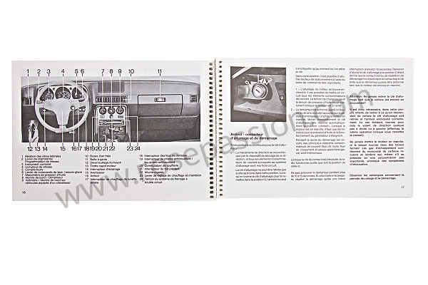 P81445 - Manual de utilización y técnico de su vehículo en francés 924 s 1987 para Porsche 924 • 1987 • 924s 2.5 • Coupe • Caja auto