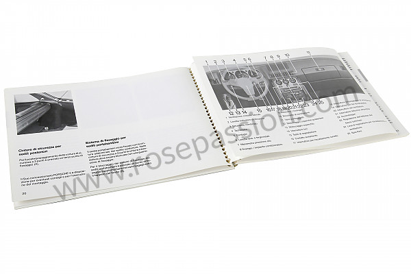 P81348 - Betriebsanleitung und technisches handbuch für ihr fahrzeug auf italienisch 924 s 1988 für Porsche 924 • 1988 • 924s 2.5 • Coupe • 5-gang-handschaltgetriebe