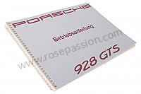 P80463 - Betriebsanleitung und technisches handbuch für ihr fahrzeug auf deutsch 928 1992 für Porsche 