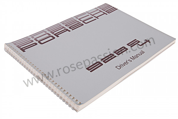 P80465 - Betriebsanleitung und technisches handbuch für ihr fahrzeug auf englisch 928 s4 1989 für Porsche 