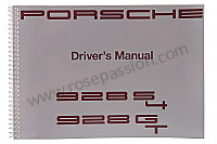 P80409 - Betriebsanleitung und technisches handbuch für ihr fahrzeug auf englisch 928 1991 für Porsche 