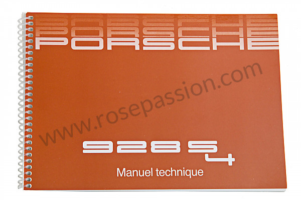 P80439 - Betriebsanleitung und technisches handbuch für ihr fahrzeug auf französisch 928 s4 1988 für Porsche 