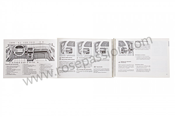 P80458 - Manual utilização e técnico do seu veículo em francês 928 s4 1990 para Porsche 