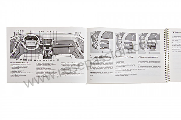 P86388 - Betriebsanleitung und technisches handbuch für ihr fahrzeug auf französisch 928 1992 für Porsche 