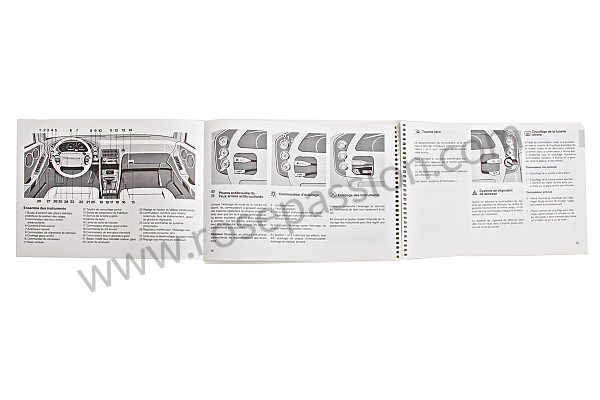 P86388 - Manuale d'uso e tecnico del veicolo in francese 928 1992 per Porsche 