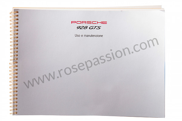 P78978 - User and technical manual for your vehicle in italian 928 1994 for Porsche 