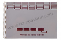 P78138 - Betriebsanleitung und technisches handbuch für ihr fahrzeug auf spanisch 928 s4 1989 für Porsche 