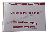 P86390 - Manuale d'uso e tecnico del veicolo in spagnolo 928 1991 per Porsche 