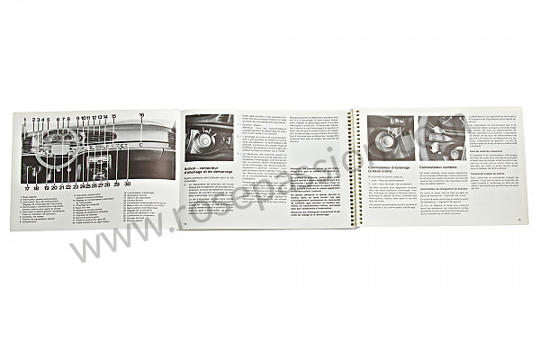 P80481 - Betriebsanleitung und technisches handbuch für ihr fahrzeug auf französisch 944 turbo 1986 für Porsche 