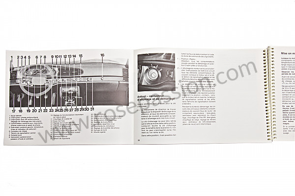 P78202 - Manual de utilización y técnico de su vehículo en francés 944 turbo 1988 para Porsche 944 • 1988 • 944 2.5 • Coupe • Caja auto