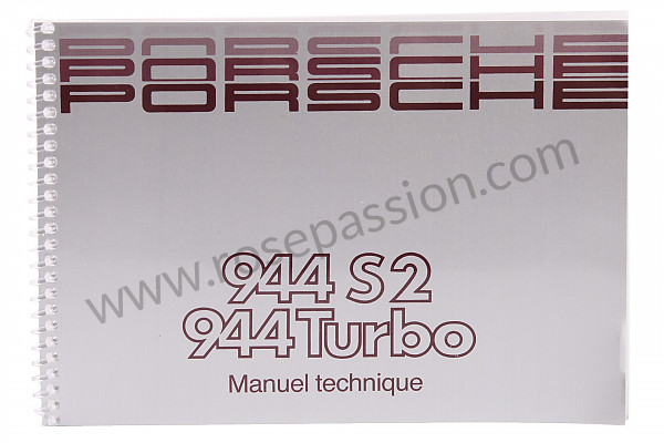 P80479 - Betriebsanleitung und technisches handbuch für ihr fahrzeug auf französisch 944 s2 1990 für Porsche 