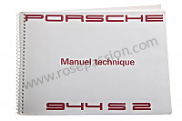 P85418 - Manuale d'uso e tecnico del veicolo in francese 944 1991 per Porsche 