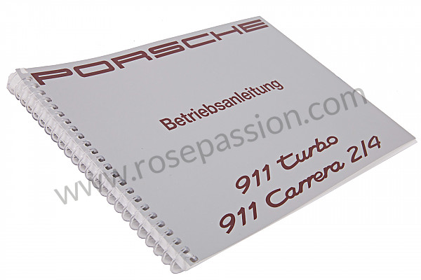 P80431 - Manual utilização e técnico do seu veículo em alemão 911 carrera 1992 para Porsche 964 / 911 Carrera 2/4 • 1992 • 964 carrera 2 • Targa • Caixa manual 5 velocidades