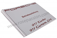 P80431 - Manuale d'uso e tecnico del veicolo in tedesco 911 carrera 1992 per Porsche 964 / 911 Carrera 2/4 • 1992 • 964 carrera 2 • Cabrio • Cambio auto