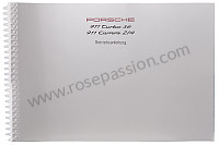 P86399 - Manual de utilización y técnico de su vehículo en alemán 911 1993 para Porsche 964 / 911 Carrera 2/4 • 1993 • 964 carrera 2 • Coupe • Caja manual de 5 velocidades