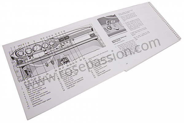 P86400 - Betriebsanleitung und technisches handbuch für ihr fahrzeug auf englisch 964 1989 für Porsche 