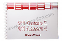 P80212 - User and technical manual for your vehicle in english 911 carrera 2 / 4 1990 for Porsche 