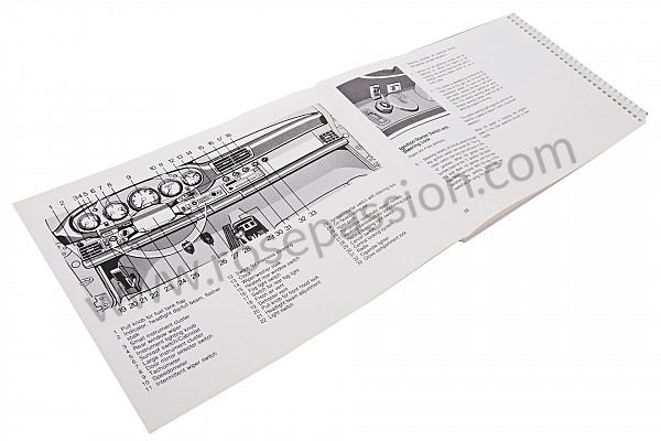 P85434 - Betriebsanleitung und technisches handbuch für ihr fahrzeug auf englisch 911 1991 für Porsche 