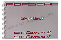 P85434 - User and technical manual for your vehicle in english 911 1991 for Porsche 