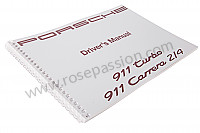 P79618 - User and technical manual for your vehicle in english 911 carrera 1992 for Porsche 964 / 911 Carrera 2/4 • 1992 • 964 rs • Coupe • Manual gearbox, 5 speed