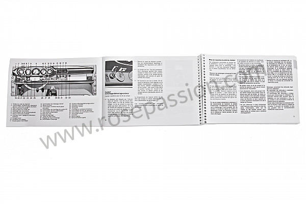 P80450 - Betriebsanleitung und technisches handbuch für ihr fahrzeug auf französisch 911 1991 für Porsche 