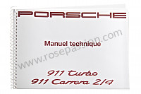 P80426 - Manuale d'uso e tecnico del veicolo in francese 911 carrera 1992 per Porsche 