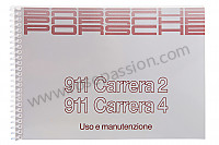 P80454 - User and technical manual for your vehicle in italian 911 carrera 2 / 4 1990 for Porsche 964 / 911 Carrera 2/4 • 1990 • 964 carrera 2 • Cabrio • Manual gearbox, 5 speed
