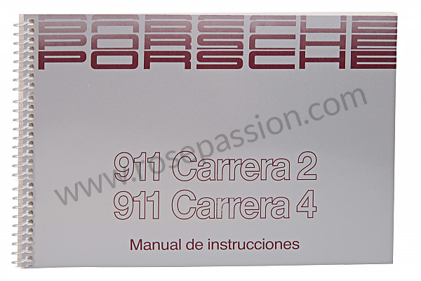 P85438 - Manual de utilización y técnico de su vehículo en español 911 carrera 2 / 4 1990 para Porsche 