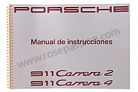 P80411 - User and technical manual for your vehicle in spanish 911 1991 for Porsche 