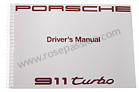 P86662 - Manuel utilisation et technique de votre véhicule en anglais 911 turbo 1991 pour Porsche 