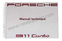 P80475 - Gebruiks- en technische handleiding van uw voertuig in het frans 911 turbo 1991 voor Porsche 