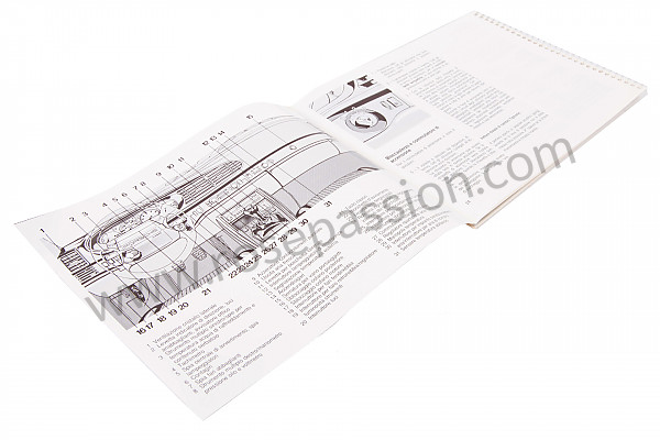 P86405 - Manuale d'uso e tecnico del veicolo in italiano 968 1992 per Porsche 968 • 1992 • 968 • Coupe • Cambio manuale 6 marce