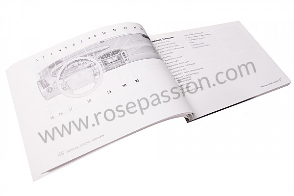 P78817 - Manuale d'uso e tecnico del veicolo in tedesco boxster boxster s 2000 per Porsche Boxster / 986 • 2000 • Boxster 2.7 • Cabrio • Cambio manuale 5 marce