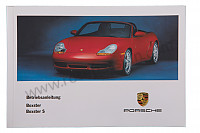 P85483 - Manual de utilización y técnico de su vehículo en alemán boxster boxster s 2001 para Porsche Boxster / 986 • 2001 • Boxster 2.7 • Cabrio • Caja manual de 5 velocidades