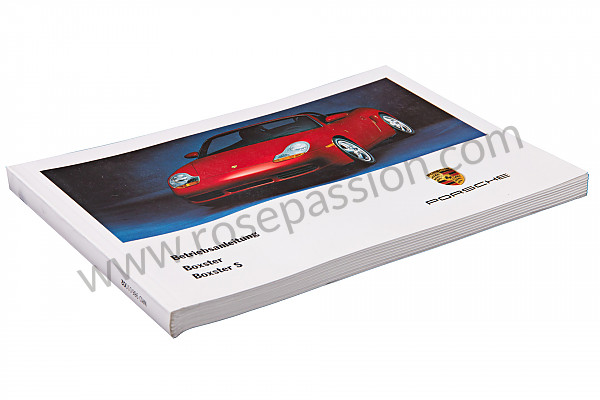 P83592 - Manual de utilización y técnico de su vehículo en alemán boxster boxster s 2002 para Porsche Boxster / 986 • 2002 • Boxster 2.7 • Cabrio • Caja manual de 5 velocidades