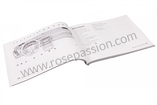P83592 - Manual de utilización y técnico de su vehículo en alemán boxster boxster s 2002 para Porsche Boxster / 986 • 2002 • Boxster 2.7 • Cabrio • Caja auto