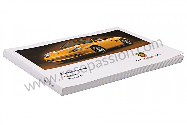 P83593 - Gebruiks- en technische handleiding van uw voertuig in het duits boxster boxster s 2003 voor Porsche 