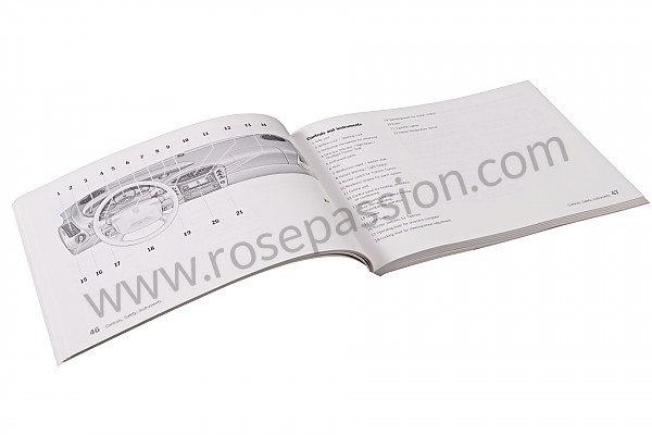 P83594 - Manuale d'uso e tecnico del veicolo in inglese boxster boxster s 2000 per Porsche 