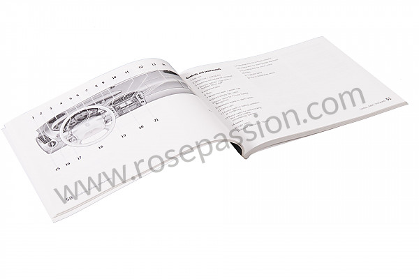 P83595 - Manuale d'uso e tecnico del veicolo in inglese boxster boxster s 2001 per Porsche 