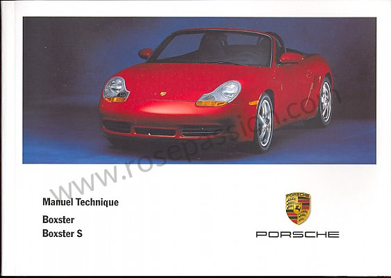 P83602 - Manual de utilización y técnico de su vehículo en francés boxster boxster s 2002 para Porsche 