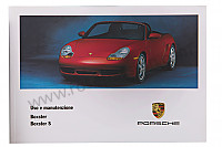 P82266 - Manuel utilisation et technique de votre véhicule en italien boxster boxster S 2000 pour Porsche Boxster / 986 • 2000 • Boxster 2.7 • Cabrio • Boite auto
