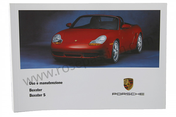 P86411 - User and technical manual for your vehicle in italian boxster boxster s 2002 for Porsche 