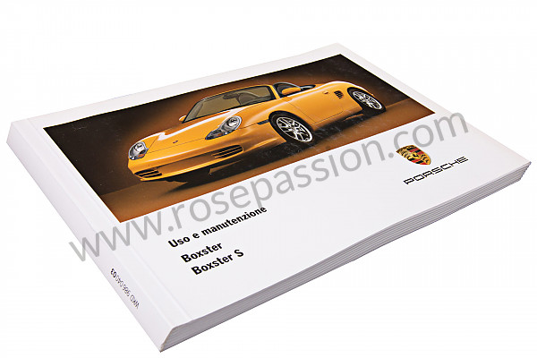 P83606 - Manual utilização e técnico do seu veículo em italiano boxster boxster s 2003 para Porsche 
