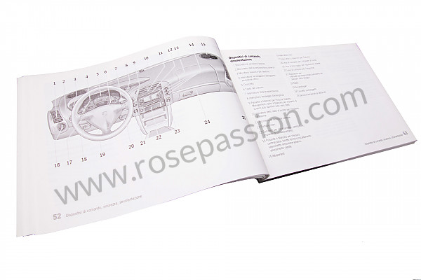 P83606 - Manuale d'uso e tecnico del veicolo in italiano boxster boxster s 2003 per Porsche 