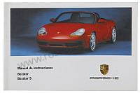 P85502 - Manuale d'uso e tecnico del veicolo in spagnolo boxster boxster s 2001 per Porsche 